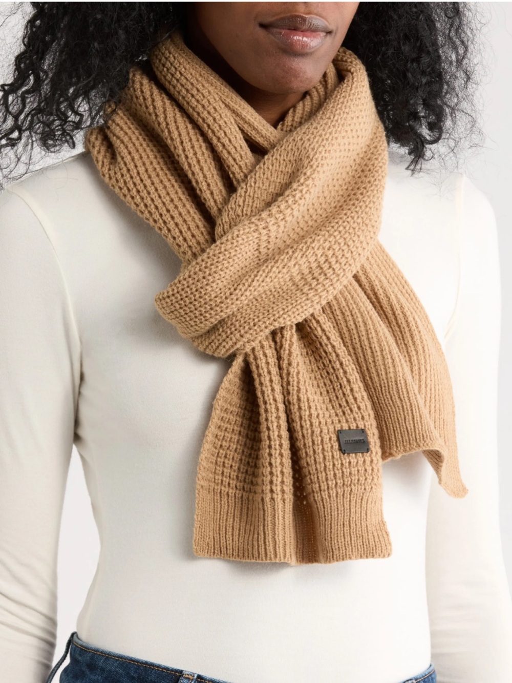 NWT All Saints Angled Stitch Scarf